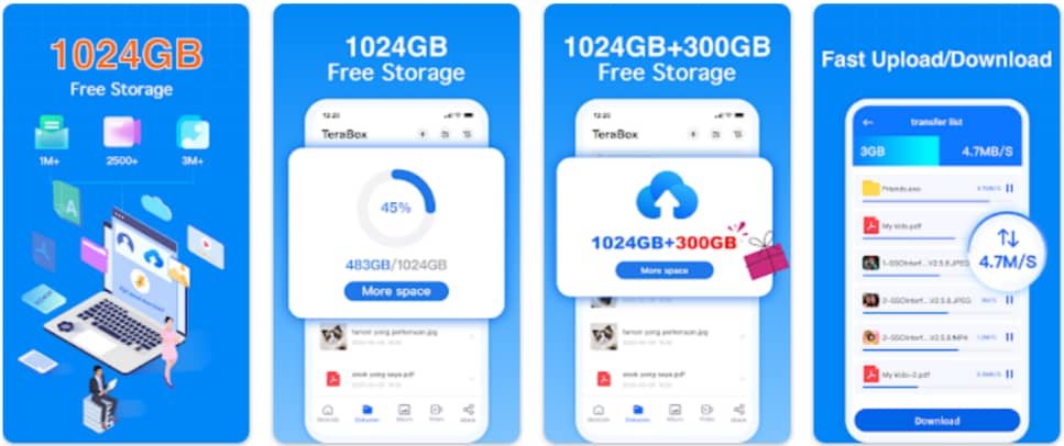 Extra Mobile Cloud Storage Space